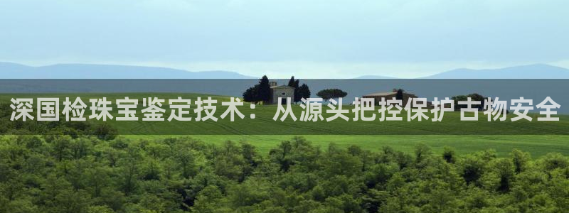 娱乐新航标：深国检珠宝鉴定技术：从源头把控保护古物安全