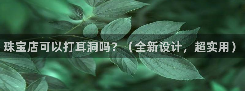 新航海娱乐会所怎么样：珠宝店可以打耳洞吗？（全新设计，超实用