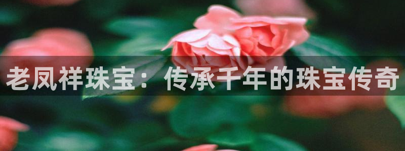 娱乐界的新航母：老凤祥珠宝：传承千年的珠宝传奇